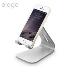Elago M2 Aluminium-Style Universal Smartphone Desk Stand - Silver