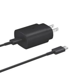 Samsung OEM Black 25W USB-C PD Wall Charger W/ USB-C To USB-C Cable