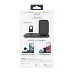 Mophie Universal Black Wireless Charge Pad W/stand -OtterBox Store 601fbf88a3aa7007961876