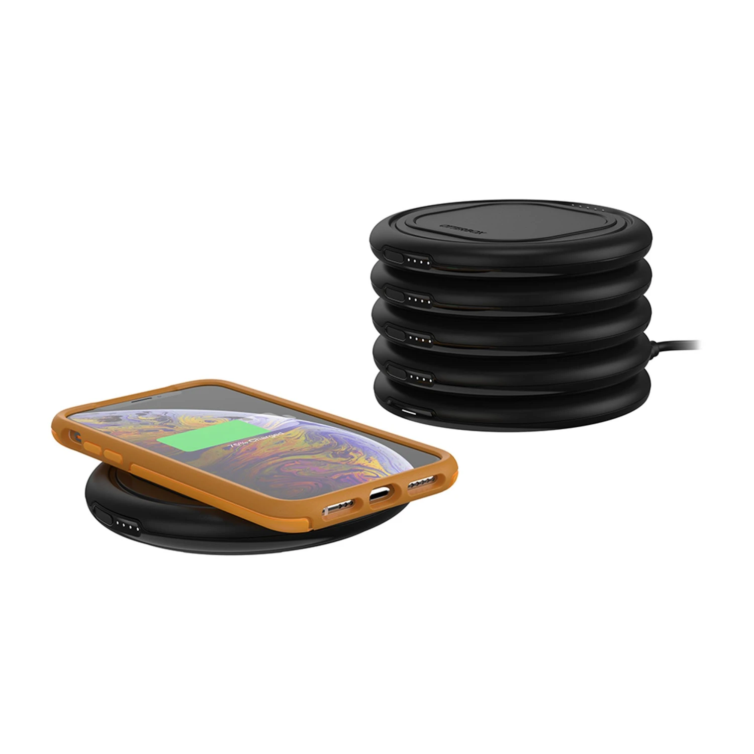 Otterbox 60W Black Otterspot Charging Base + 5x 5000mAh Portable Power Bank (5pcs) W/ Wall Adapter 4 Otterbox 60W Black Otterspot Charging Base + 5x 5000mAh Portable Power Bank (5pcs) W/ Wall Adapter - Image 2