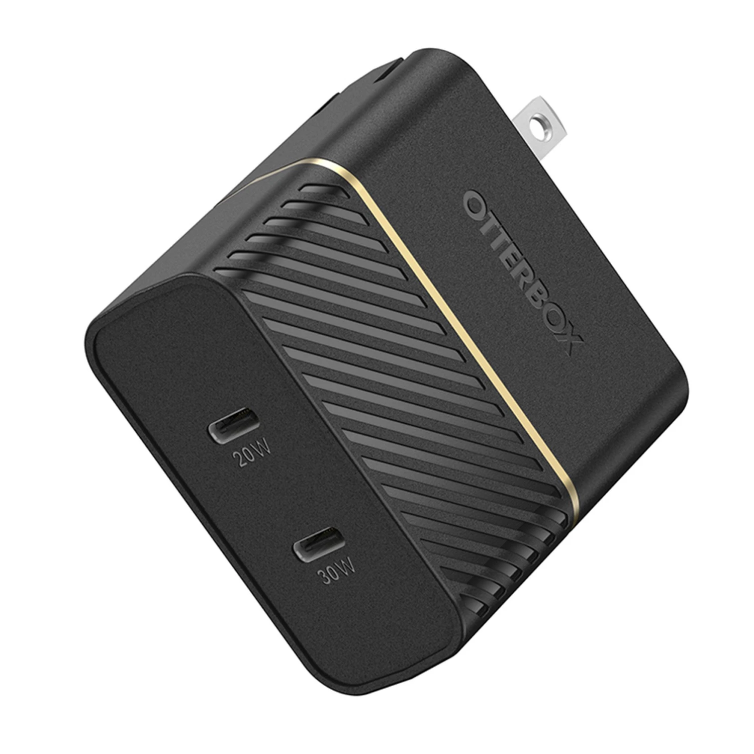 Otterbox 50W Black Dual Port USB-C PD (20W) + USB-C PD (30W) Wall Charger 3 Otterbox 50W Black Dual Port USB-C PD (20W) + USB-C PD (30W) Wall Charger