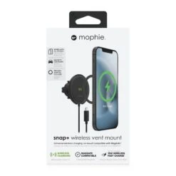 Mophie Universal Snap+ Wireless Vent Mount -OtterBox Store 60c2935b1e4e5869284593