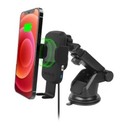 Naztech 15W Black Smart Grip Wireless Charging Car Mount W/ Vent Mount & Suction Mount -OtterBox Store 60ef4f3a6275c100782128