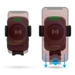 Naztech 15W Black Smart Grip Wireless Charging Car Mount W/ Vent Mount & Suction Mount -OtterBox Store 60ef4f42e7acc977605865