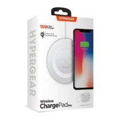 HyperGear 15W White ChargePad Pro Wireless Fast Charger W/ Adapter -OtterBox Store 60f00ae116a4e586502310