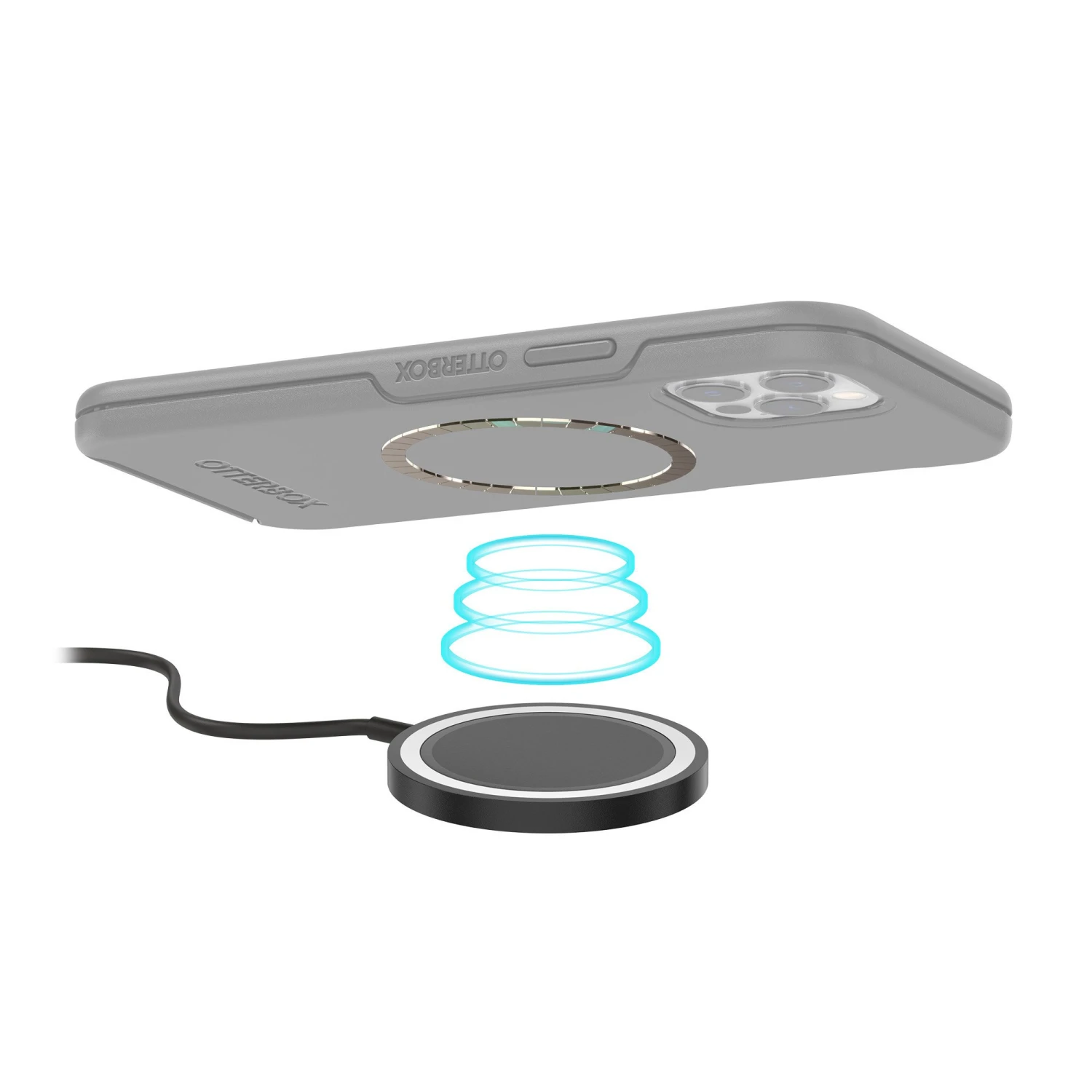 Otterbox 15W MagSafe Wireless Charging Pad - Black 4 Otterbox 15W MagSafe Wireless Charging Pad - Black - Image 2