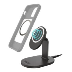 Otterbox 15W Wireless Charging Stand For MagSafe - Black (Radiant Night) -OtterBox Store 6154dda1f3226921011961