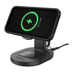 Otterbox 15W 3-in-1 Wireless Charging Station For MagSafe - Black (Radiant Night) -OtterBox Store 61563b91ade9a860864730