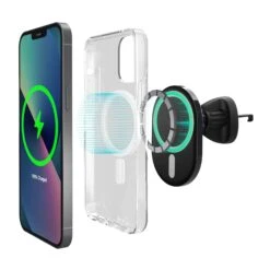 HyperGear 15W MagVent MagSafe Wireless Car Charger - Black -OtterBox Store 61b3cd20803e5874965434