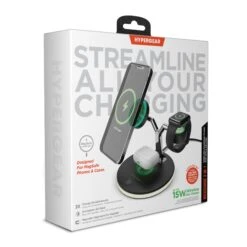 HyperGear 26W MaxCharge 3-in-1 Wireless Charging Stand Compatible With MagSafe - Black 13 HyperGear 26W MaxCharge 3-in-1 Wireless Charging Stand Compatible With MagSafe - Black -OtterBox Store 6230d4e9953f5870472727