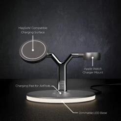 HyperGear 26W MaxCharge 3-in-1 Wireless Charging Stand Compatible With MagSafe - Black 14 HyperGear 26W MaxCharge 3-in-1 Wireless Charging Stand Compatible With MagSafe - Black -OtterBox Store 6230d4e9a95d4633140062