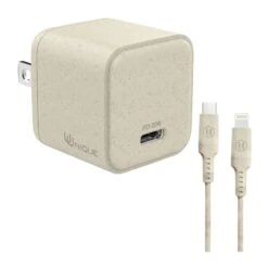 Uunique 20W PD Eco USB-C To Lightning Charger - White