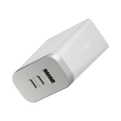 Otterbox 72W Dual Port 30W USB-C PD + Single Port 12W USB-A Premium Pro Wall Charger - Whit