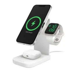 Otterbox 3-in-1 Charging Station Made For MagSafe W/ Apple Watch Charger + Airpods - White