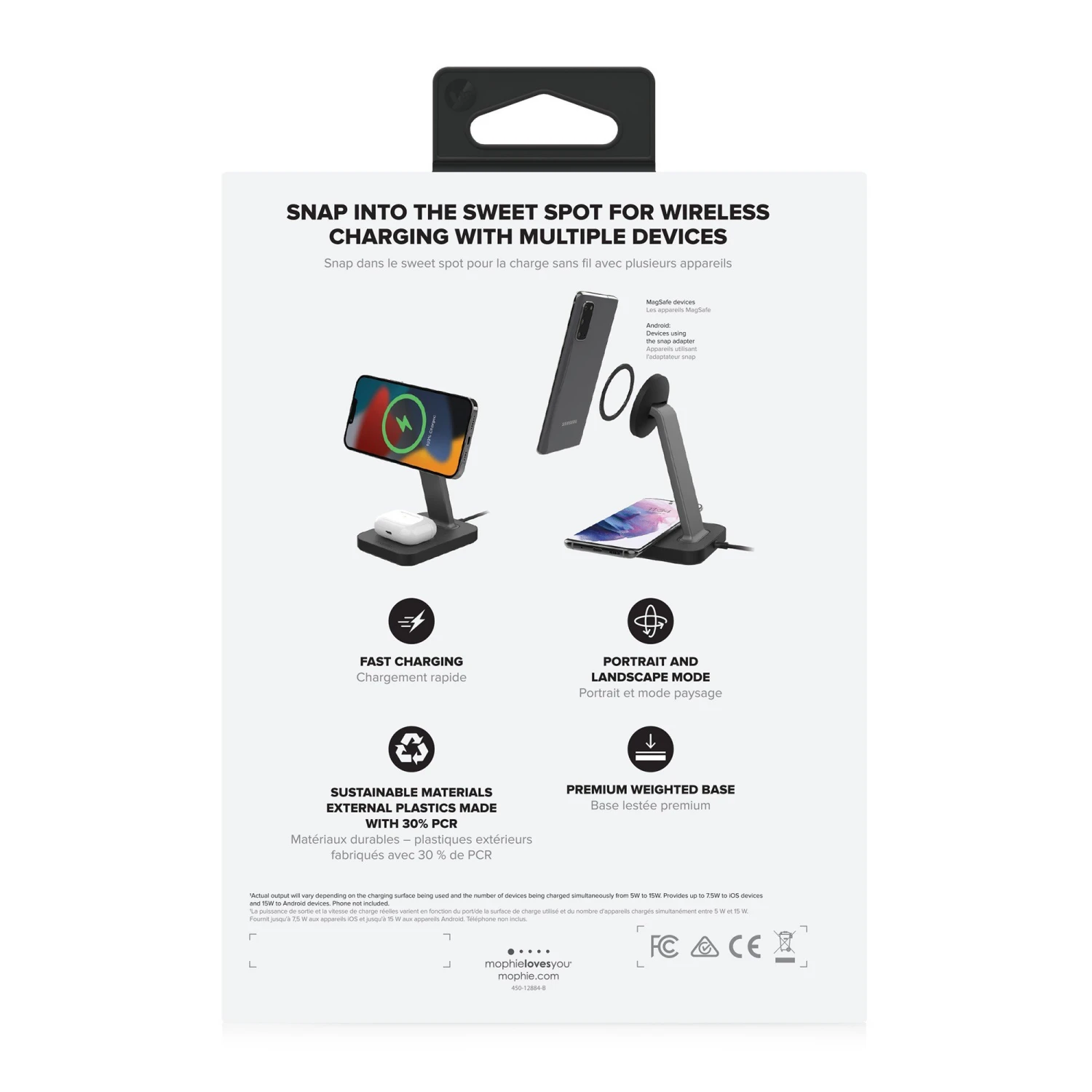 Mophie Universal Snap+ Charging Stand And Pad 5 Mophie Universal Snap+ Charging Stand And Pad - Image 3