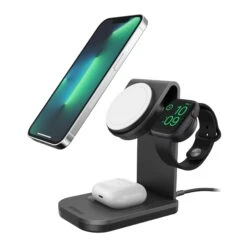 Otterbox 3-in-1 Charging Station Made For MagSafe W/ Apple Watch Charger + Airpods - Black -OtterBox Store 635982728894d910562125