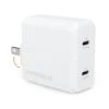 Hypergear 40W Dual Port 20W USB-C PD Wall USB-C PD/PPS Wall Charger Hub - White -OtterBox Store 63696cd88a6e2524706509
