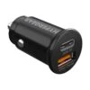 HyperGear Mini 20W USB-C PD + 18W USB Fast Car Charger - Black -OtterBox Store 6407bddd839ab502827300