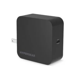 HyperGear SpeedBoost 65W USB-C PD Laptop Wall Charger With PPS - Black