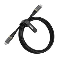 OtterBox (200cm) USB-C To USB-C PD Braided Charge And Sync Cable - Black