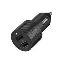 Otterbox 24W Dual Port USB-A CLA Car Charger - Black