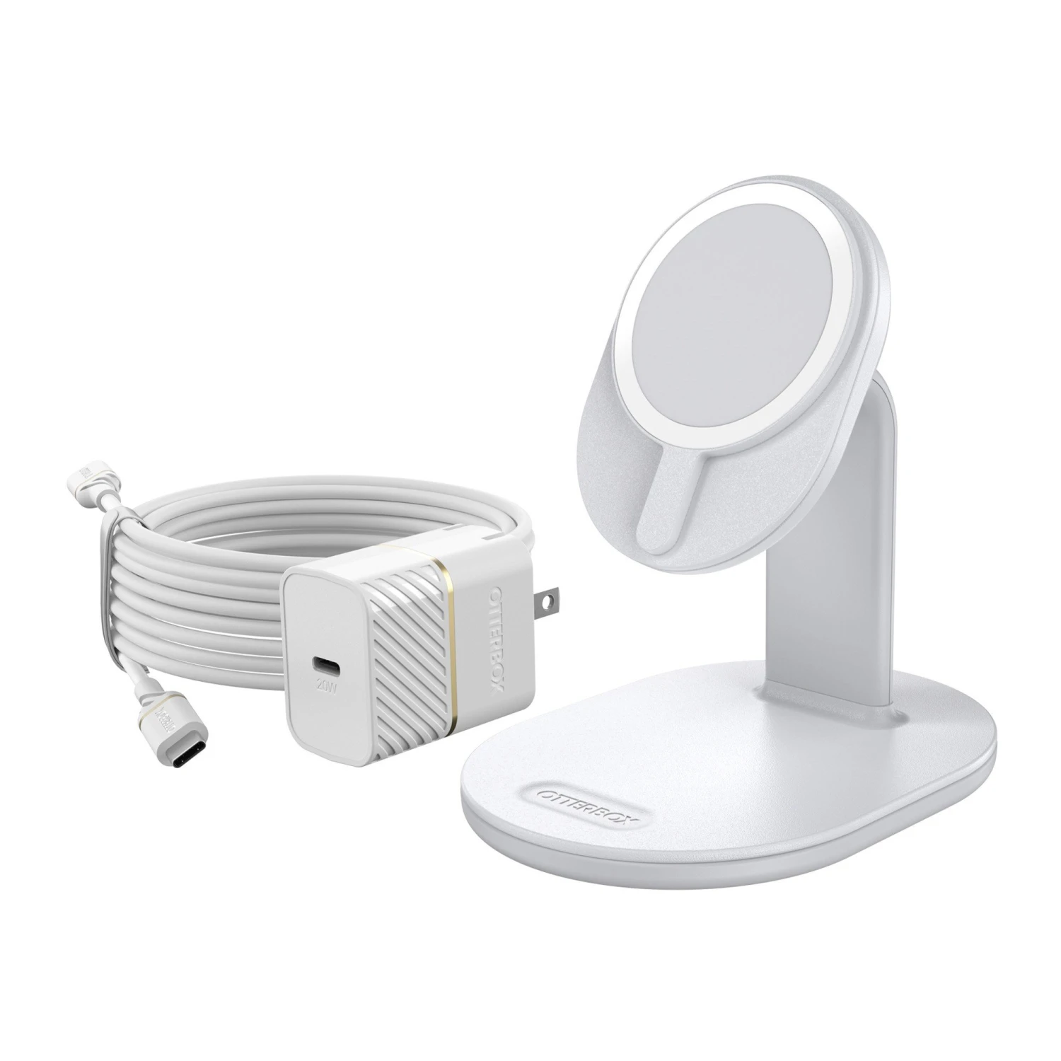 Otterbox 15W Wireless Charging Stand For MagSafe V2 - White (Lucid Dreamer) 11 Otterbox 15W Wireless Charging Stand For MagSafe V2 - White (Lucid Dreamer) - Image 9