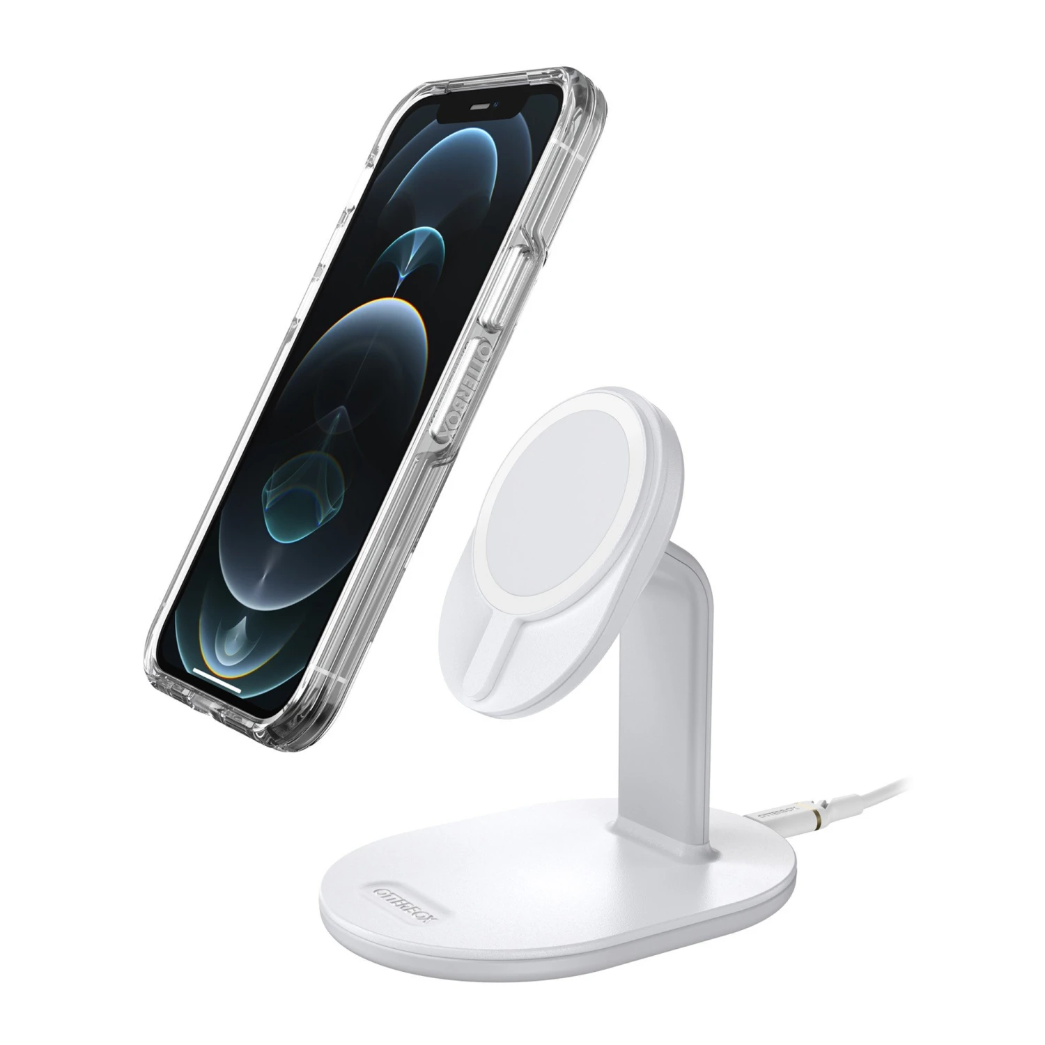 Otterbox 15W Wireless Charging Stand For MagSafe V2 - White (Lucid Dreamer) 12 Otterbox 15W Wireless Charging Stand For MagSafe V2 - White (Lucid Dreamer) - Image 10