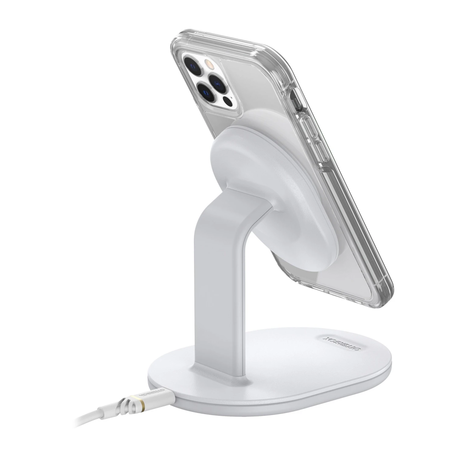 Otterbox 15W Wireless Charging Stand For MagSafe V2 - White (Lucid Dreamer) 7 Otterbox 15W Wireless Charging Stand For MagSafe V2 - White (Lucid Dreamer) - Image 5