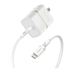Otterbox 20W White (100cm) USB-C PD Wall Charger Kit W/ USB-C To Lightning
