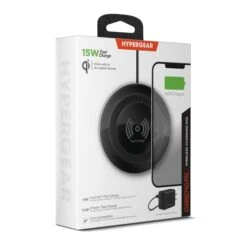 HyperGear 15W ChargePad Pro Wireless Fast Charger W/ USB-C Hub - Black -OtterBox Store 64b051dbe9c65149013450