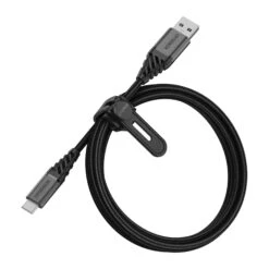OtterBox (100cm) USB-A To USB-C Braided Charge And Sync Cable - Black