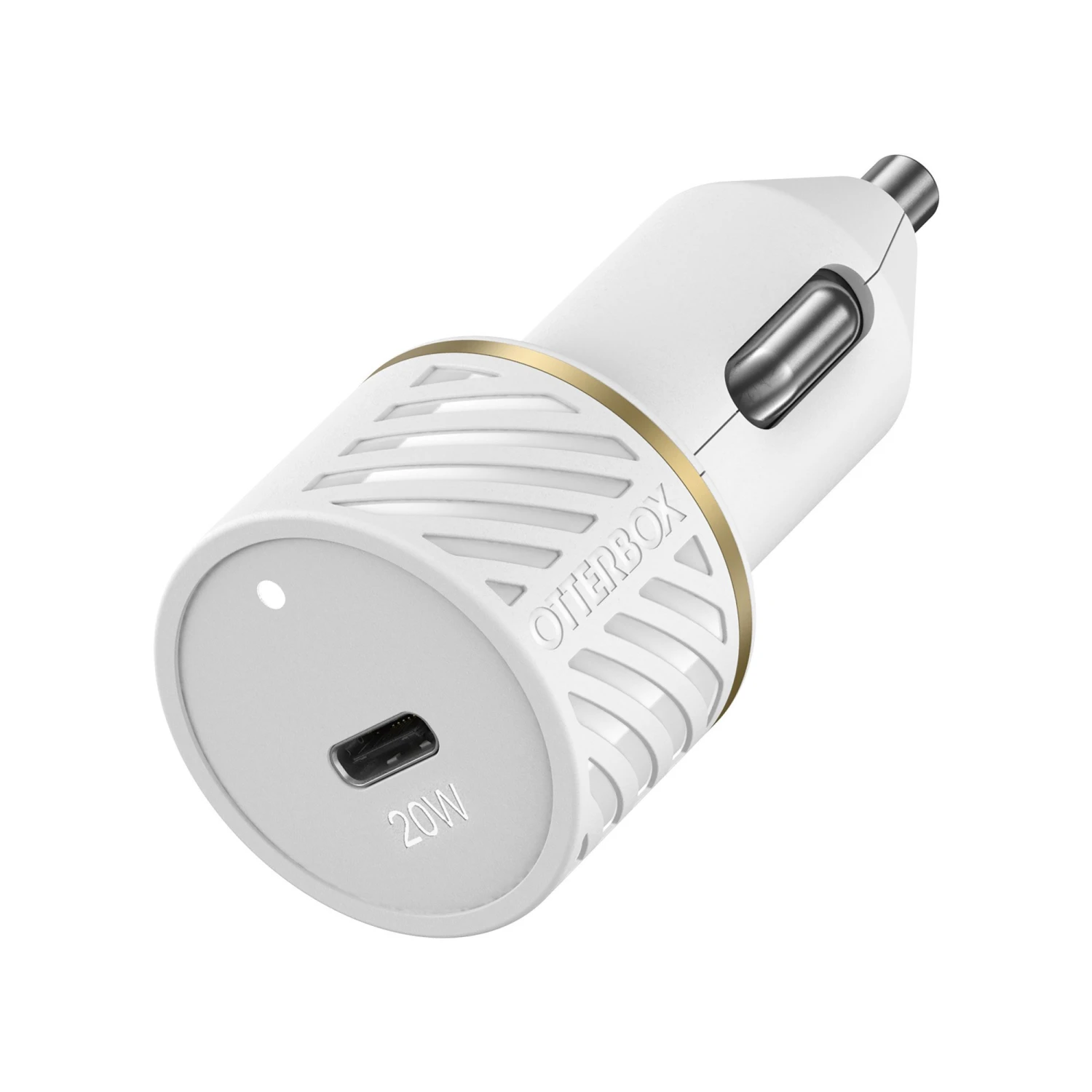 OtterBox 20W USB-C PD CLA Car Charger - White 3 OtterBox 20W USB-C PD CLA Car Charger - White