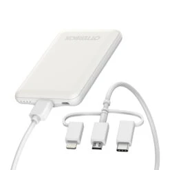 Otterbox 5,000 MAh 3-in-1 Portable Power Bank Mobile Charging Kit - White