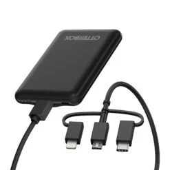Otterbox 5,000 MAh 3-in-1 Portable Power Bank Mobile Charging Kit - Black