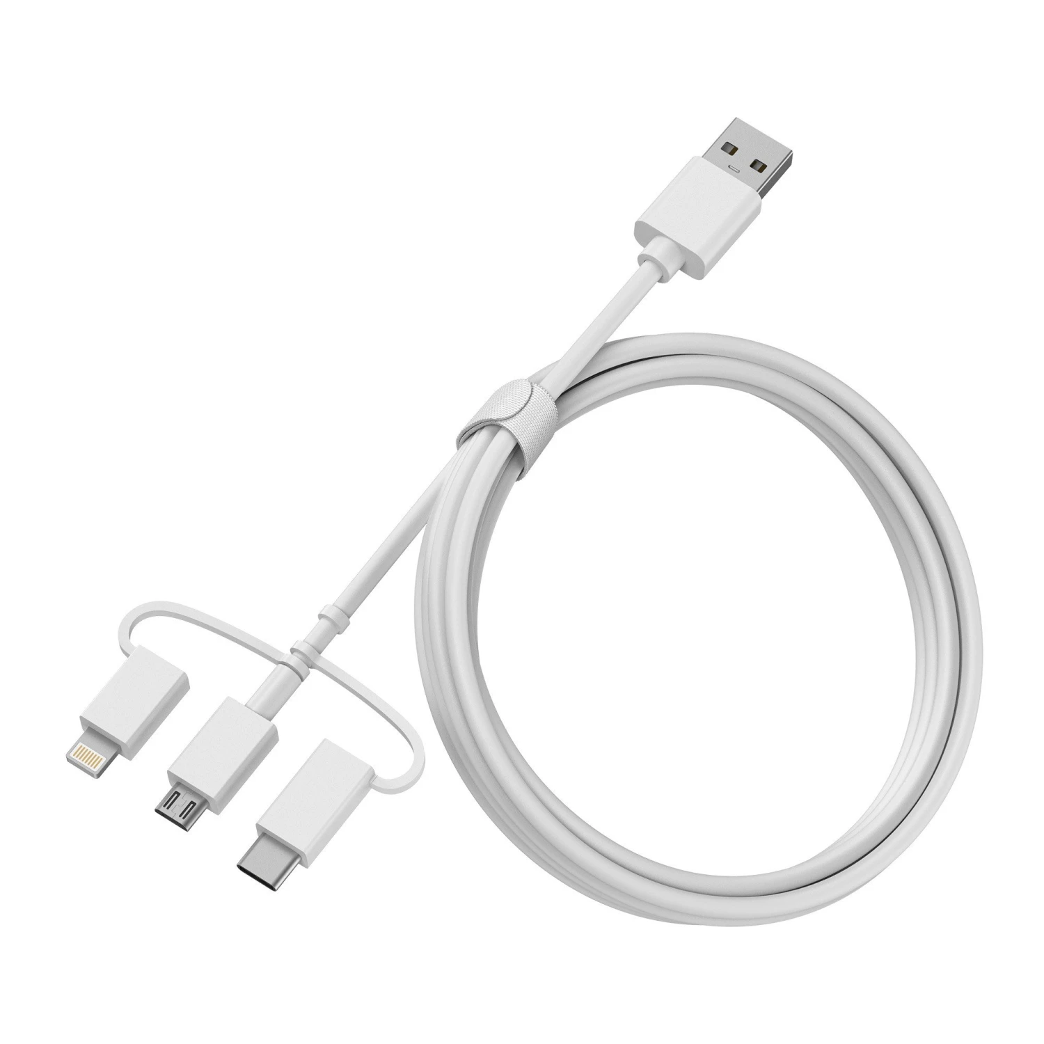 Otterbox 5,000 MAh 3-in-1 Portable Power Bank Mobile Charging Kit - White 4 Otterbox 5,000 MAh 3-in-1 Portable Power Bank Mobile Charging Kit - White - Image 2