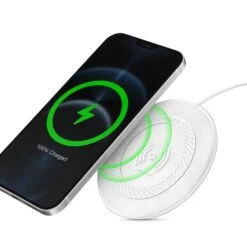 HyperGear 15W White ChargePad Pro Wireless Fast Charger W/ USB-C Adapter