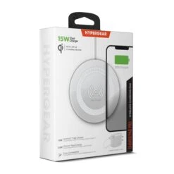 HyperGear 15W White ChargePad Pro Wireless Fast Charger W/ USB-C Adapter -OtterBox Store 64bad0bab48cb224879054
