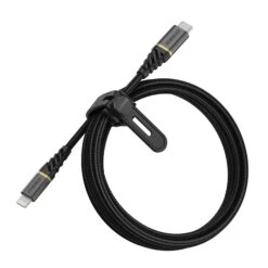 OtterBox (200cm) USB-C To Lightning Braided Charge And Sync Cable - Black