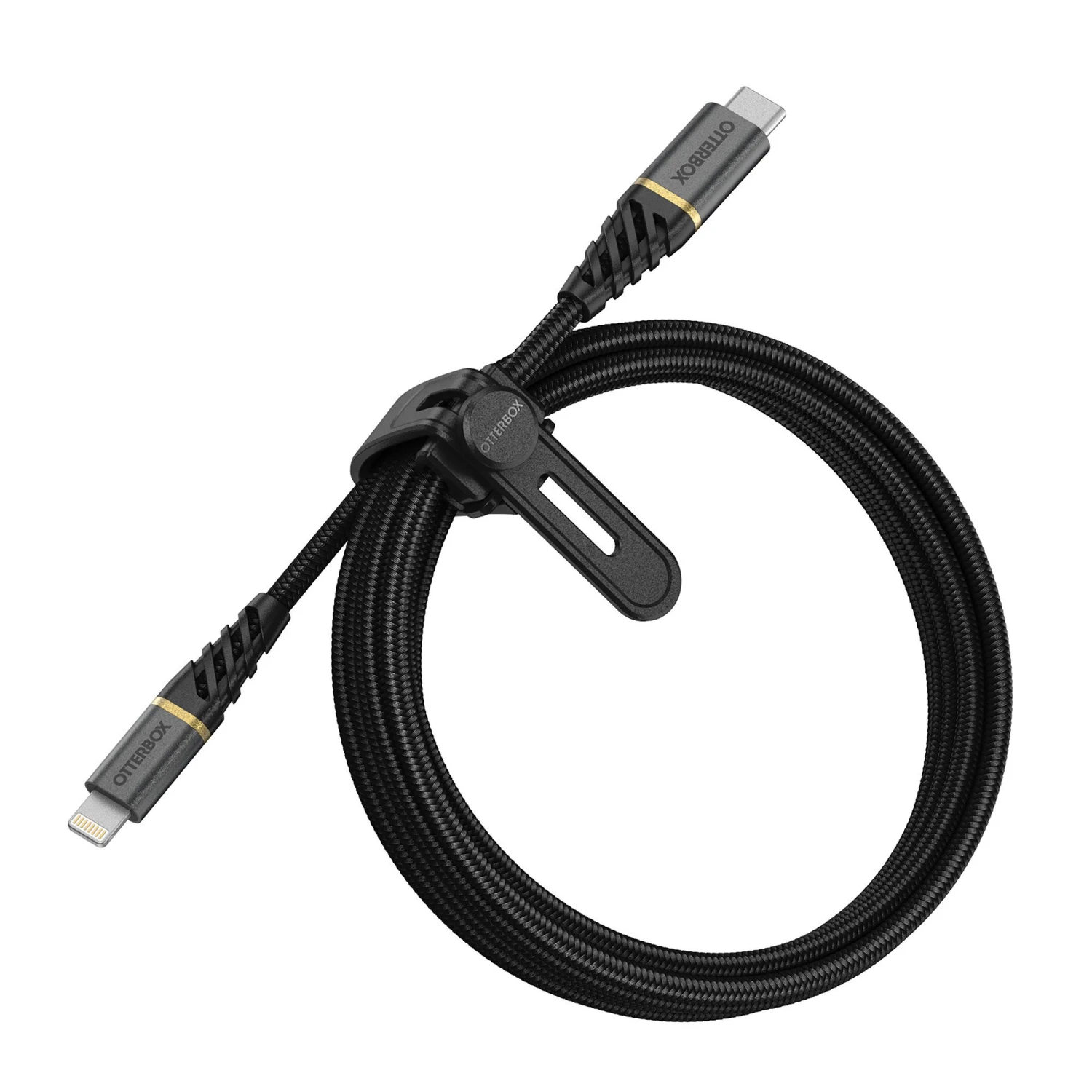 OtterBox (200cm) USB-C To Lightning Braided Charge And Sync Cable - Black 3 OtterBox (200cm) USB-C To Lightning Braided Charge And Sync Cable - Black