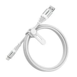 OtterBox (100cm) USB-A To Lightning Braided Charge And Sync Cable - White