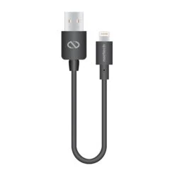 Naztech 6" USB-A To Lightning Charge And Sync Cable - Black
