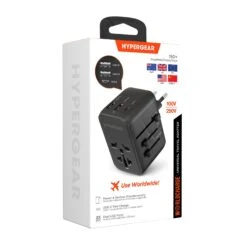 HyperGear 15W WorldCharge Universal Travel Adapter With USB-C -OtterBox Store 651f437dcdfbd772471046