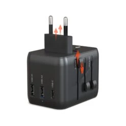 HyperGear 15W WorldCharge Universal Travel Adapter With USB-C -OtterBox Store 651f437f92f57099441545