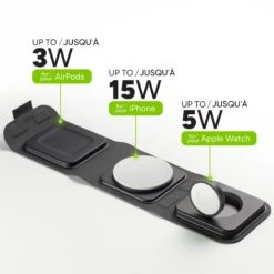 Mophie MagSafe 3in1 Travel Charger - Black 13 Mophie MagSafe 3in1 Travel Charger - Black -OtterBox Store 6525c49d2cf4b831125856