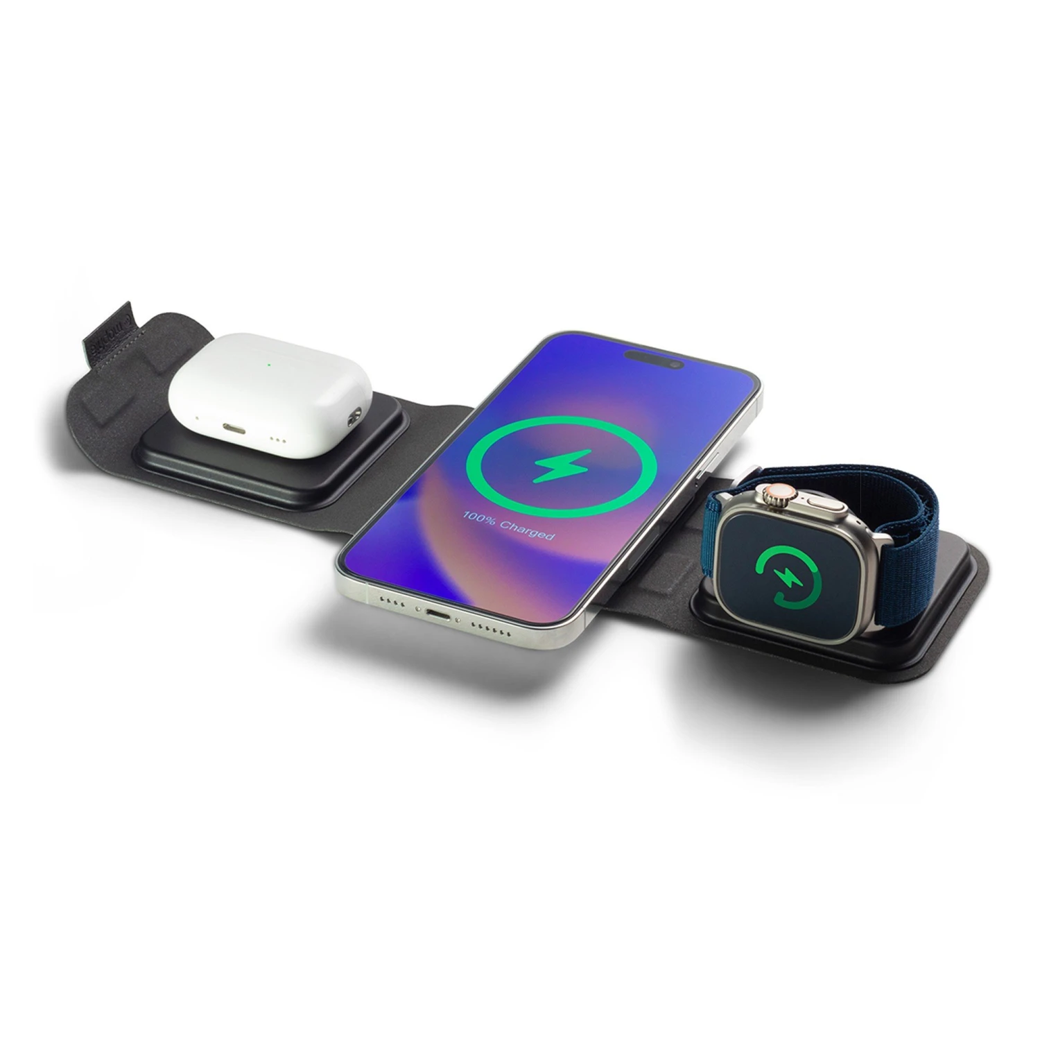 Mophie MagSafe 3in1 Travel Charger - Black 3 Mophie MagSafe 3in1 Travel Charger - Black