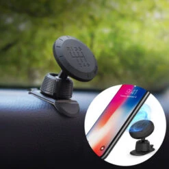 Ringke Gear Flexi Compact 360° Magnetic Car Mount Phone Holder - Black