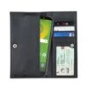Olixar Primo Genuine Leather Motorola E5 Supra Wallet Case - Black -OtterBox Store 74045