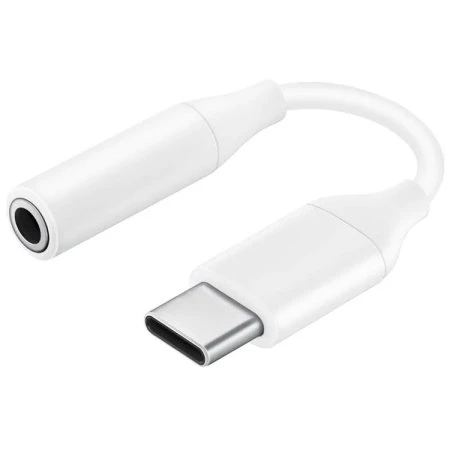 Official Samsung USB-C To 3.5mm Audio Aux Headphone Adapter - White 3 Official Samsung USB-C To 3.5mm Audio Aux Headphone Adapter - White