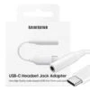 Official Samsung USB-C To Headphone Jack 3.5mm Aux Adapter - White 2 Official Samsung USB-C To Headphone Jack 3.5mm Aux Adapter - White -OtterBox Store 77399