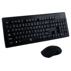 Rebeltec Wireless Bluetooth Keyboard & Mouse With Number Pad - Black